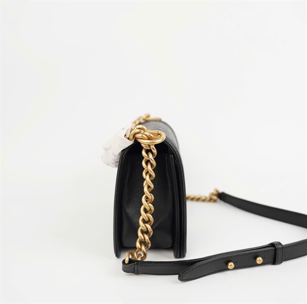 Túi Chanel Boy vân đen ( 29791445) sz24 ( LHT) +