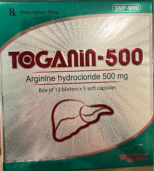 Toganin - 500 (Kiện 150hộp x 12vỉ x 5viên) - Trường Thọ