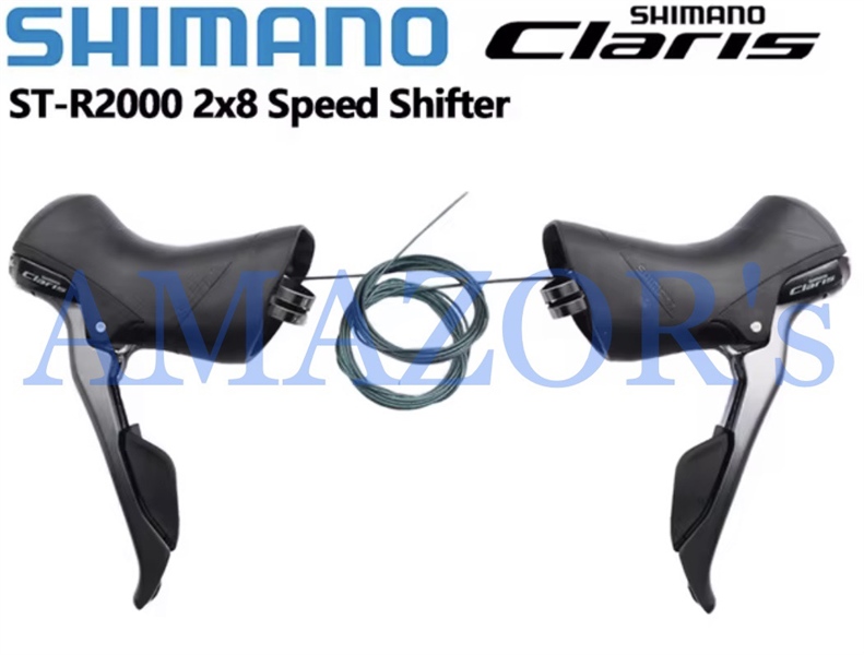 Bộ tay lắc Shimano Claris 2x8 New 100%, ST-R2000 - Claris (Bộ)