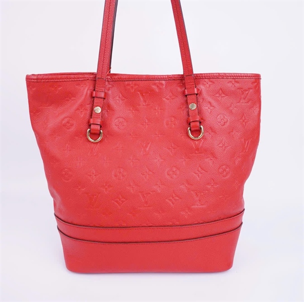 Túi LV tote đỏ size 30 (BMC) +