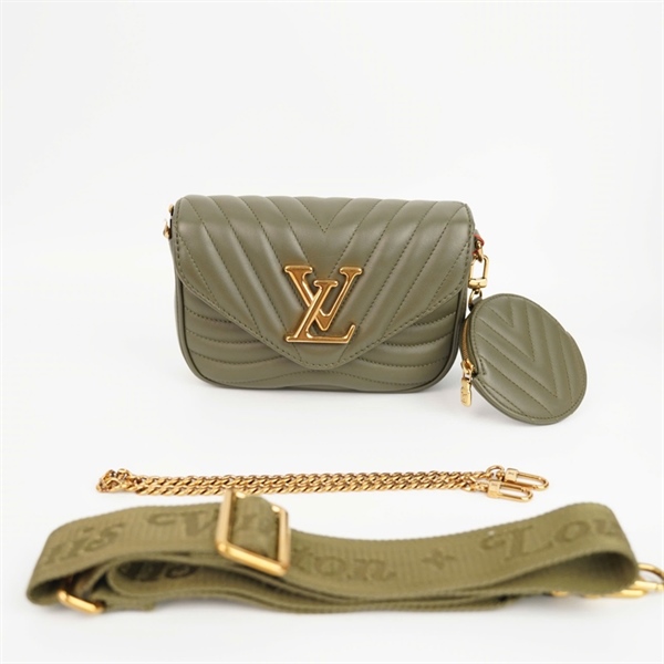 Túi LV Multipocket xanh rêu kèm ví 2 strap size 18 (BMC)+