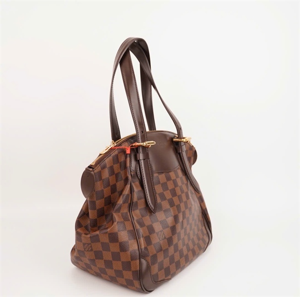 Túi LV Damier ô vuông nâu lòng đỏ size 30 (BMC) +