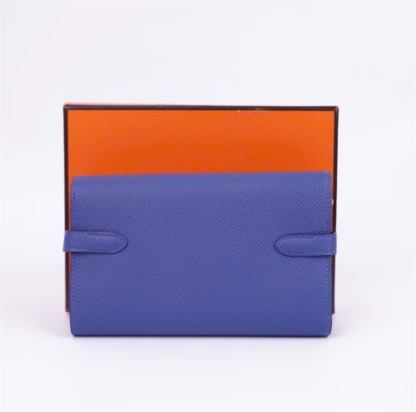 Ví Hermes Kelly xanh stamp C 2018 (BMC) +