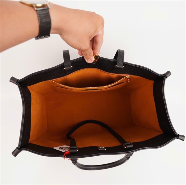 Túi LV onthego hoa đen size 40 (BMC) +