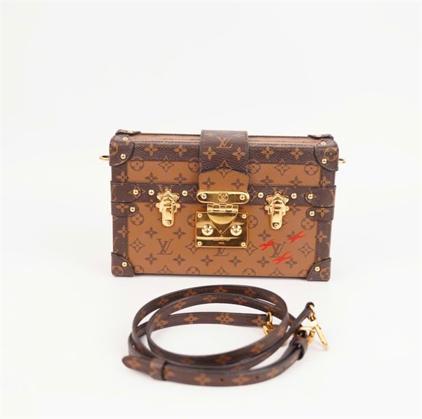 Túi LV Trunk hoa nâu size 20 (BMC) +