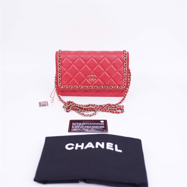 Túi Chanel Woc màu đỏ (28392177) size 20 (BMC) +