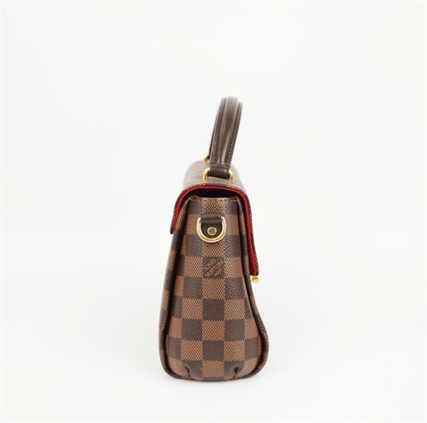 Túi LV Croisette ô vuông nâu vièn đỏ (ML4139) sz23 (BMC) +