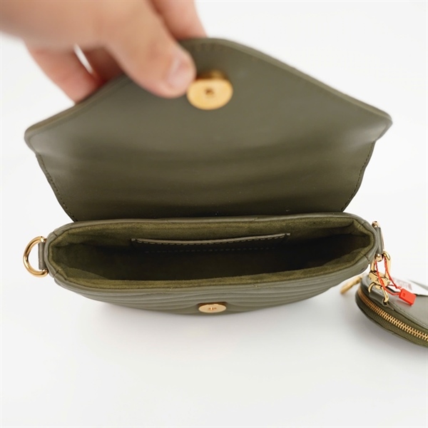 Túi LV Multipocket xanh rêu kèm ví 2 strap size 18 (BMC)+