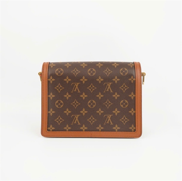 Túi LV Dauphine hoa nâu sz 24 (BMC) +