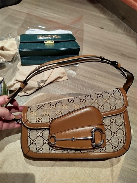 Túi GG Horsebit 1955 Demetra sz 25cm +