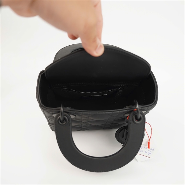 Túi Dior Lady sz mini so black KG++
