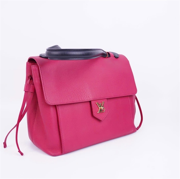 Túi LV hồng quai đen size 29 (BMC) +