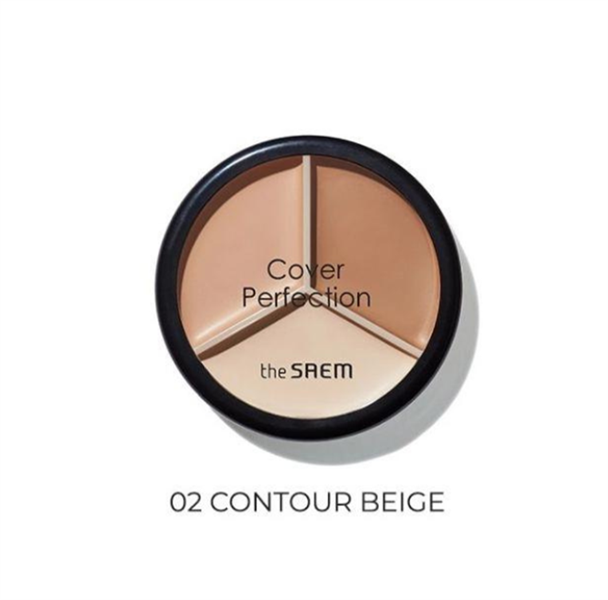 THE SAEM Cover Perfection Triple Pot Concealer Che Khuyết Điểm