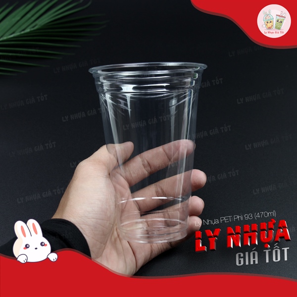 Ly nhựa UKP PET 93 -16oz (470ml) Mỏng