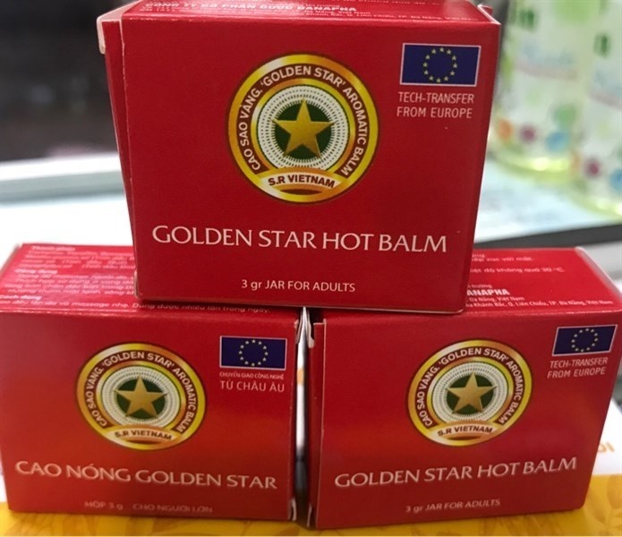 Cao nóng golden star hot balm 3G