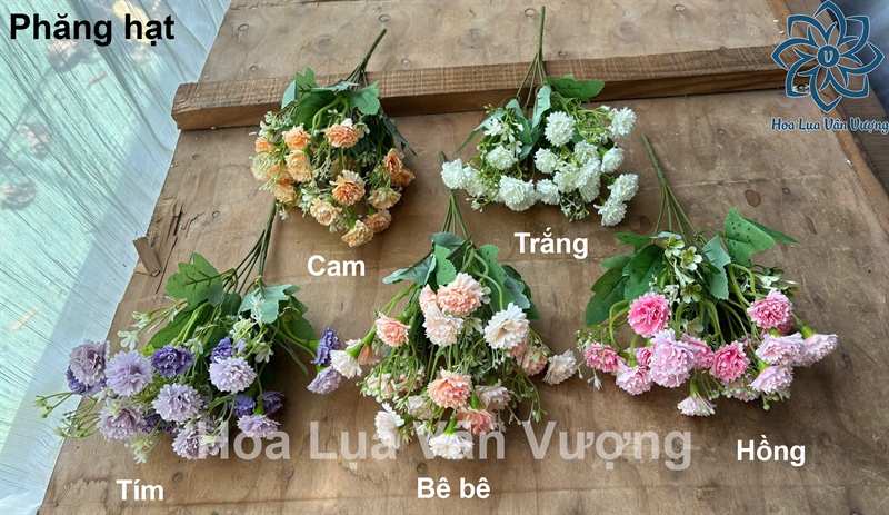 Phăng hạt - Hoa cành ngắn - Hoa Lụa Vân Vượng