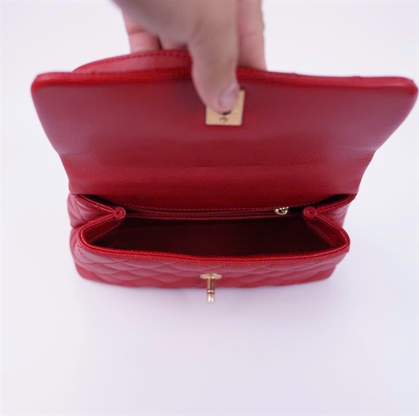 Túi Chanel đỏ size 22 (24234358) (BMC) +