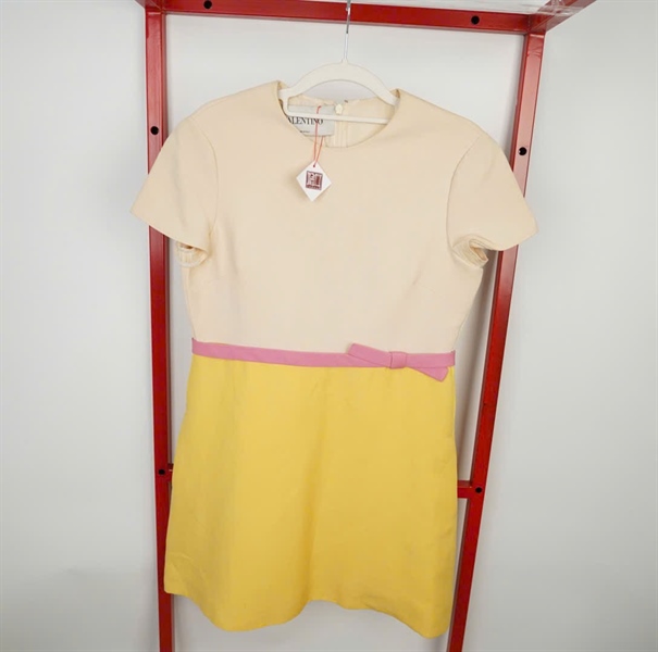 Váy Valentino vàng hồng KG +