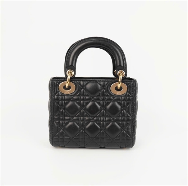 Túi Dior Lady đen sz mini ( HC) +