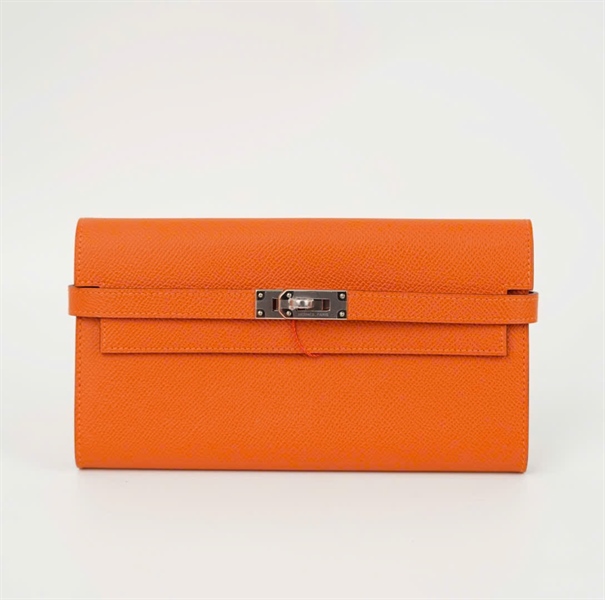 Ví Hermes dài màu cam (BMC) +