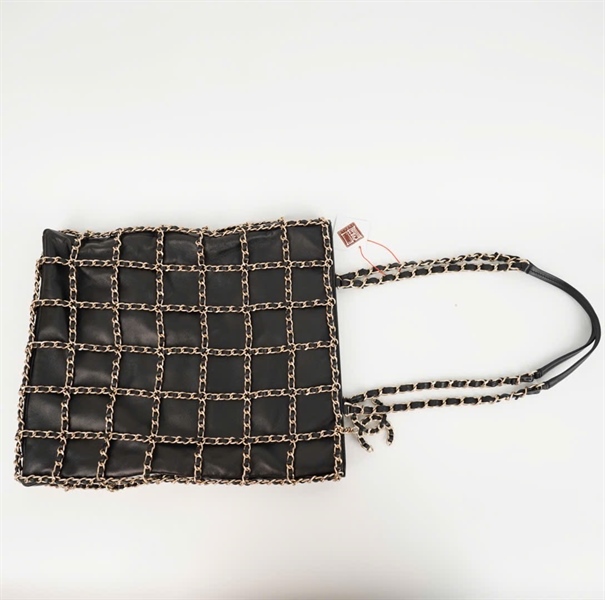 Túi Chanel Tote đen dây xích sz28 (28750415) (HC) +