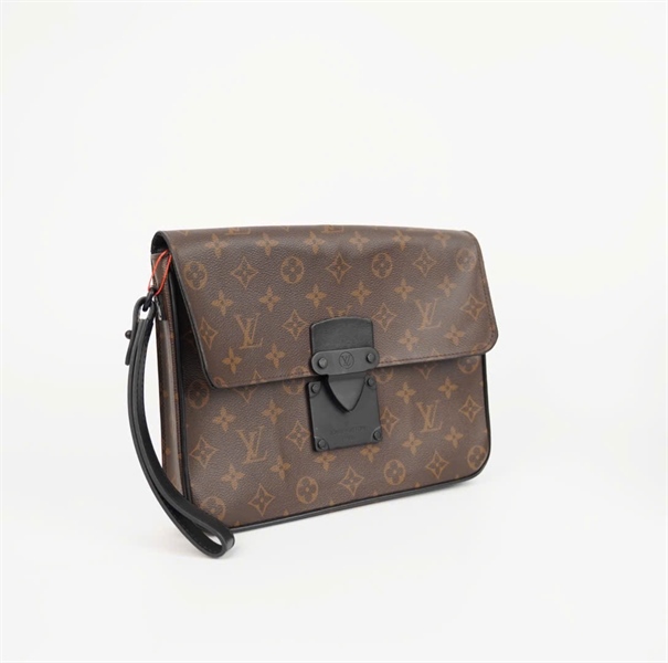 Túi LV Clutch hoa nâu sz25 (KG) +