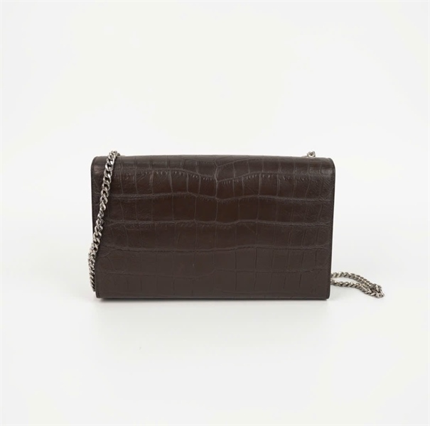 Túi YSL nâu có tua rua size 24 (Manly) KG+