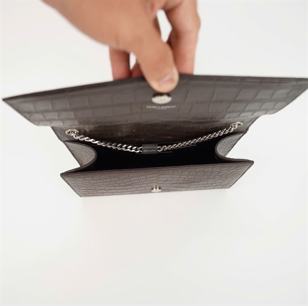 Túi YSL nâu có tua rua size 24 (Manly) KG+