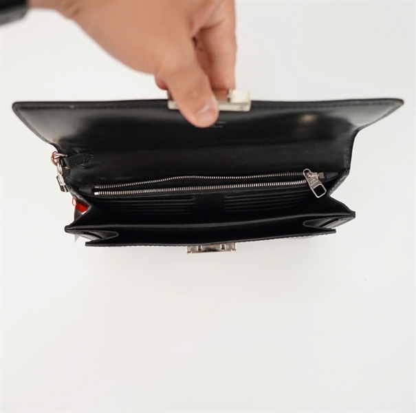 Túi LV Clutch thames vân đen size 24 (Manly) KG+