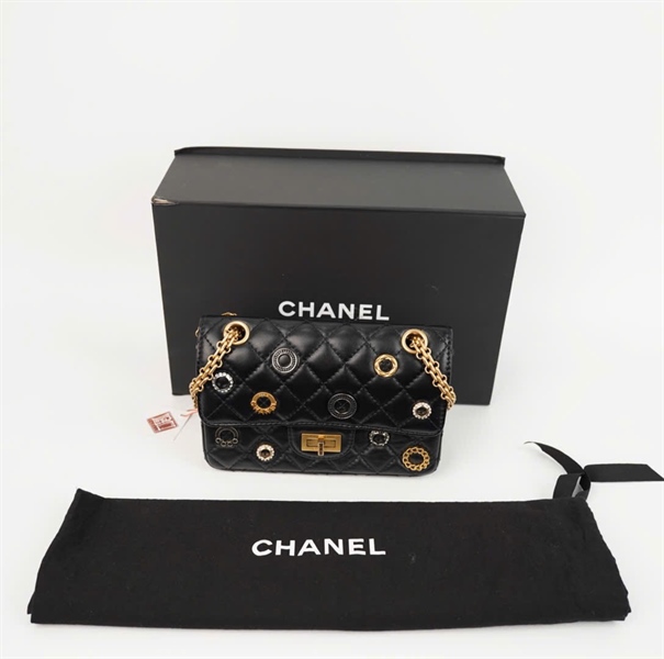 Túi Chanel Charm màu đen ( ULPU4N90) sz20 ( HC) +