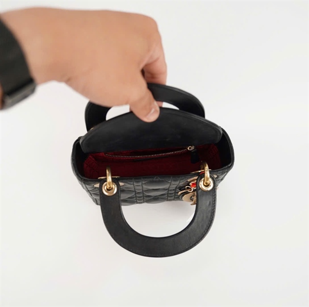 Túi Dior Lady đen sz mini ( HC) +