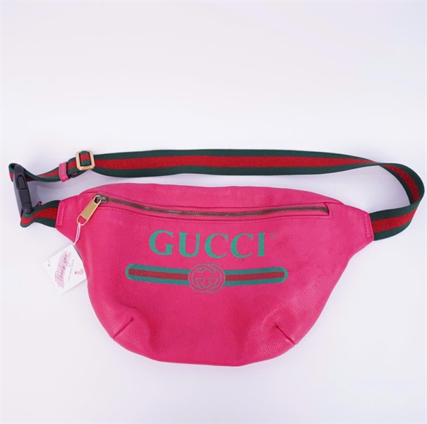 Túi GG bao tử màu hồng sz20 (PN) +