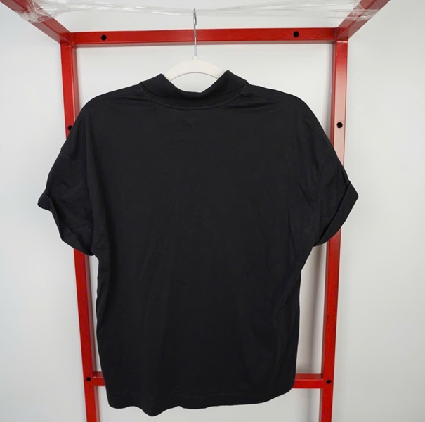 Áo thun Brunello đen viền bạc KG +