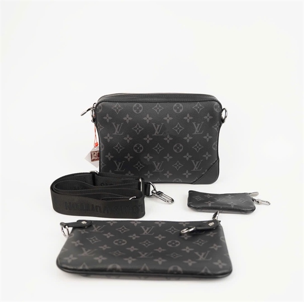 Túi LV Clutch set 3 món màu đen (DU4260) sz25 KG+