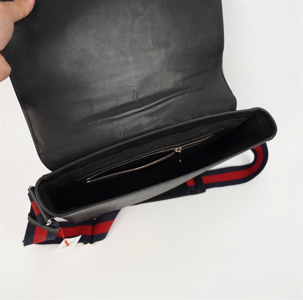 Túi GG đeo chéo đen (520981) sz34 (BQ) KG+