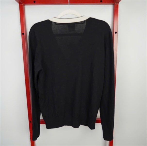 Áo Khoác Chanel đen viền trắng kèm túi hộp (KG) +