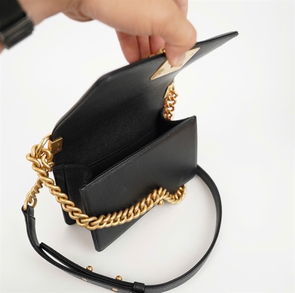 Túi Chanel Boy đen sz19 (code PLUJ2HLL) (BMC) +