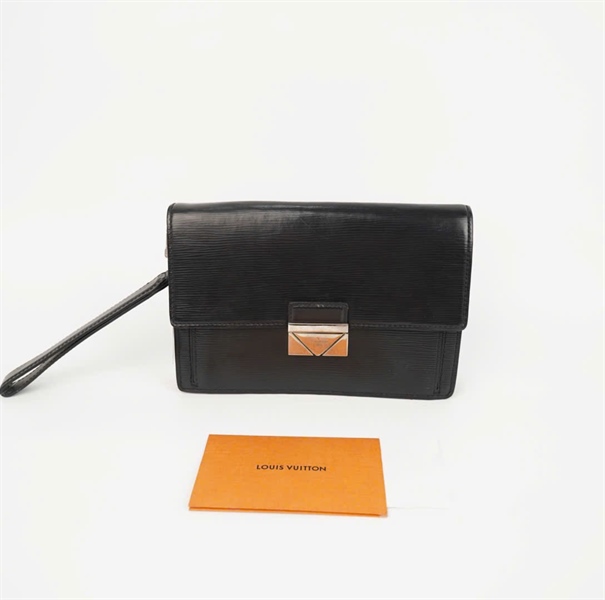 Túi LV Clutch thames vân đen size 24 (Manly) KG+
