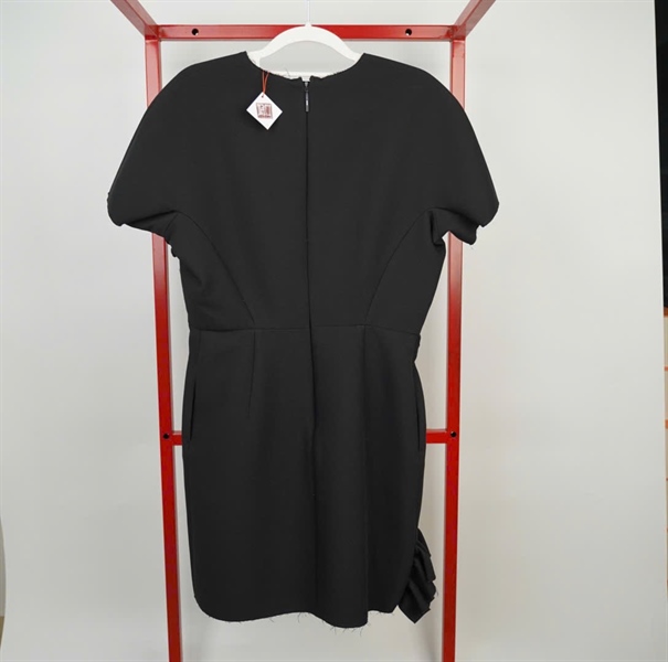 Váy MSGM đen đính bèo KG +