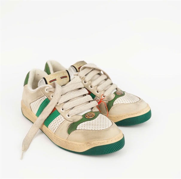 Giày GG xám viền xanh size 35.5 (Manly) KG+