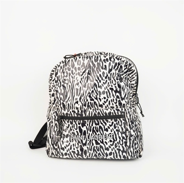 Balo YSL trắng họa tiết da beo ( KG) +