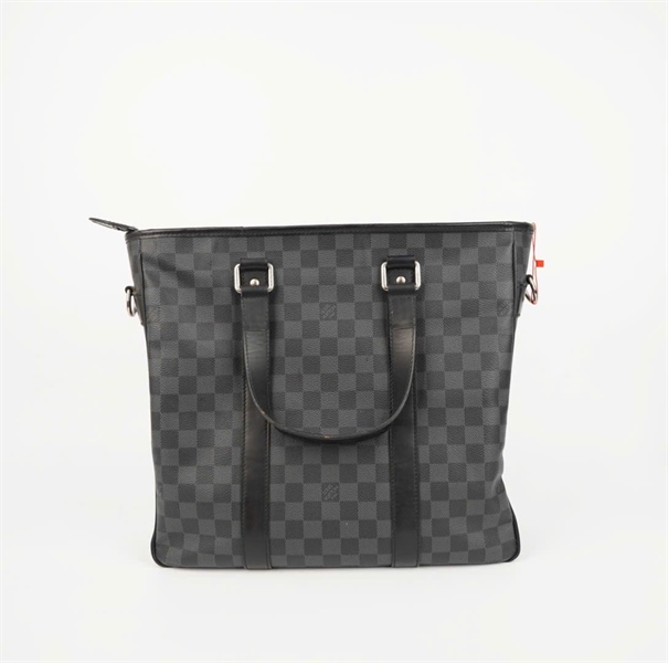 Túi LV tote đen ô vuông sz34 (KG) +