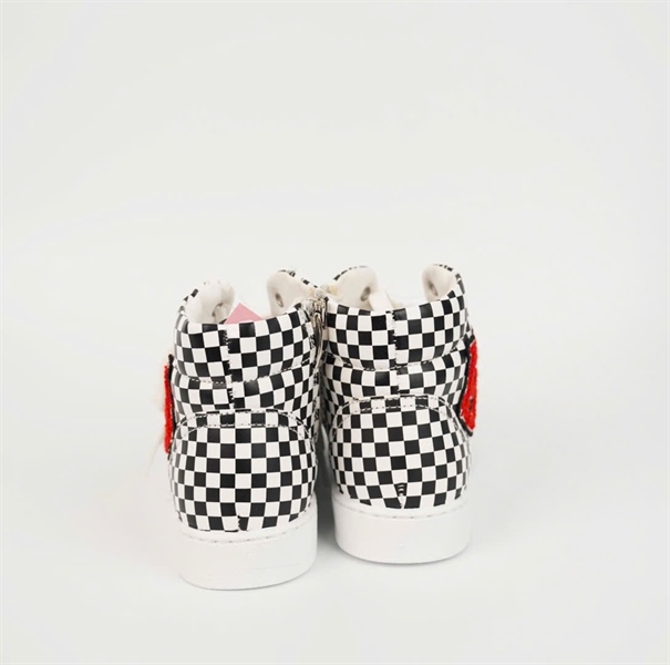 Giày Moschino caro trắng đen sz35 (PN) +