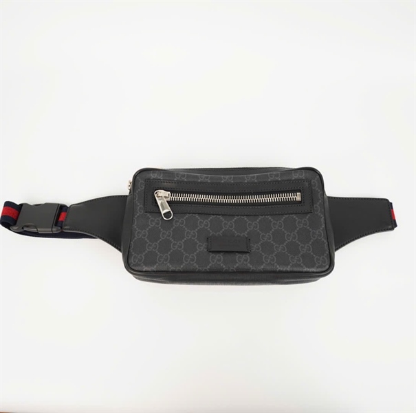 Túi GG đeo chéo màu đen dây xanh đỏ sz23 ( KG) +