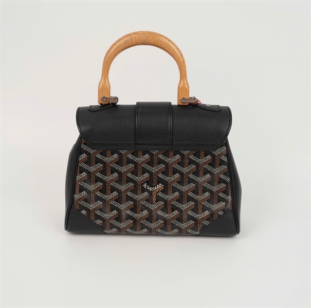 Túi EGoYard đen quai trúc size 20 (Hthom) +