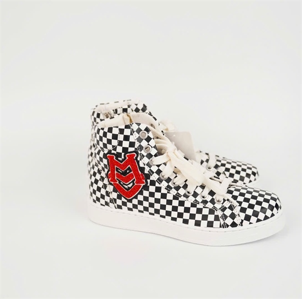 Giày Moschino caro trắng đen sz35 (PN) +