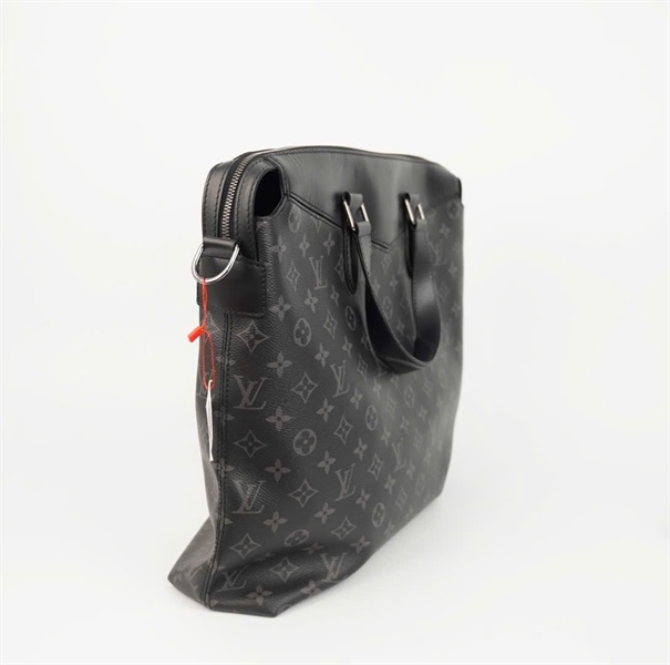 Túi LV nền đen hoa xám sz34 (KG) +