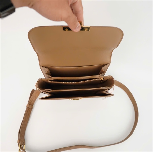 Túi Celine Triomphe màu vàng da trăn sz23 (HC) +