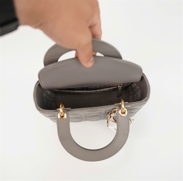Túi Dior Lady màu xám szS ( HC) (18-MA-0139) +
