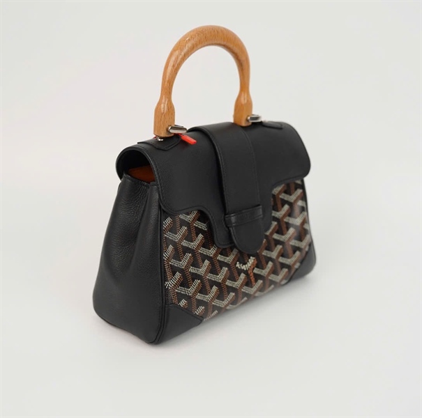 Túi EGoYard đen quai trúc size 20 (Hthom) +